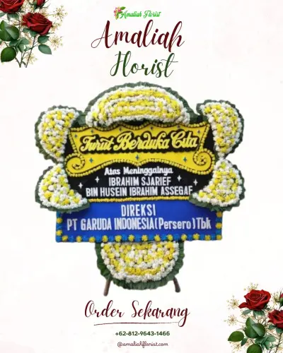 Papan Bunga Duka di Sunggal