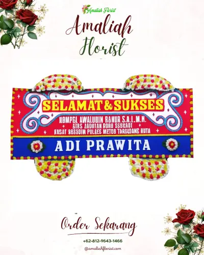 Karangan Bunga Ucapan Selamat di Sunggal